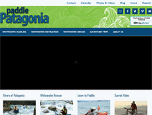 Tablet Screenshot of paddlepatagonia.com